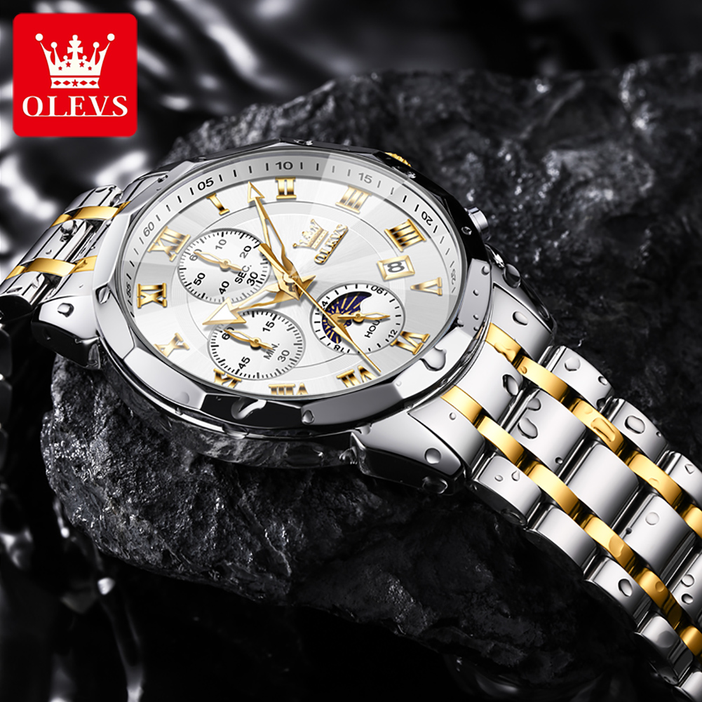 Relógio Masculino OLEVS 3675 O - Luxury Watch Hd avaliação e preço