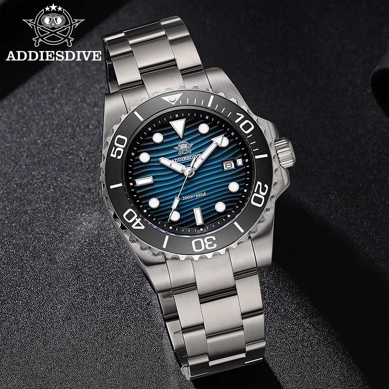 Addiesdive relógio de quartzo  - Luxury Watch Display avaliação e preço