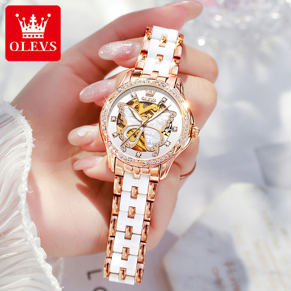 Olevs 6622 luxo feminino todo  - Luxury Watch Hd avaliação e preço